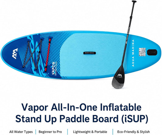 Inflatable Stand Up Paddle Board 3.15 m – Complete SUP Kit with Paddle, Fin & Leash