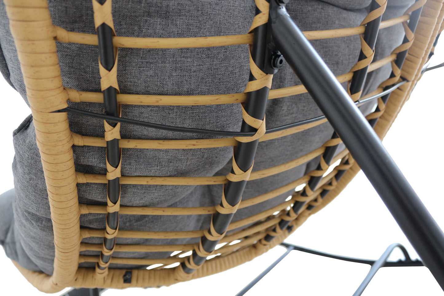 Rocking PE Rattan Chair - 20