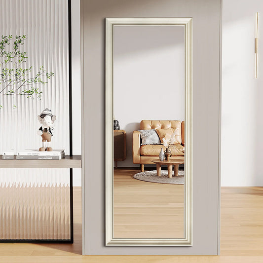 Antique White Elegant Full Length Mirror - FLM18
