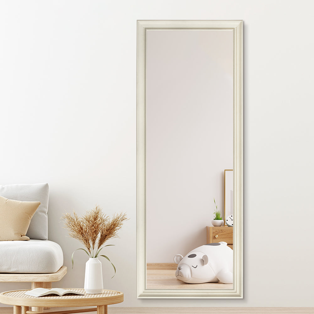 Antique White Elegant Full Length Mirror - FLM18