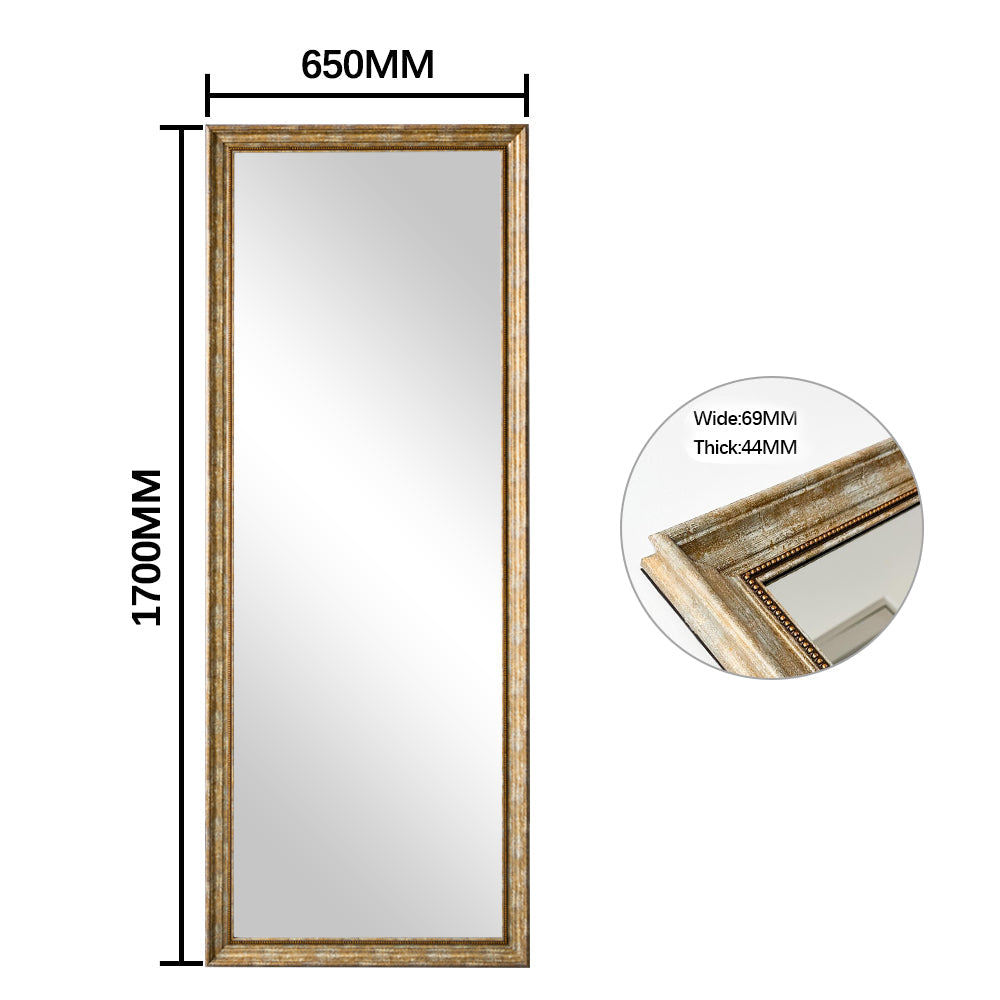Rectangular Vintage Glamour Full Length Mirror - FLM20