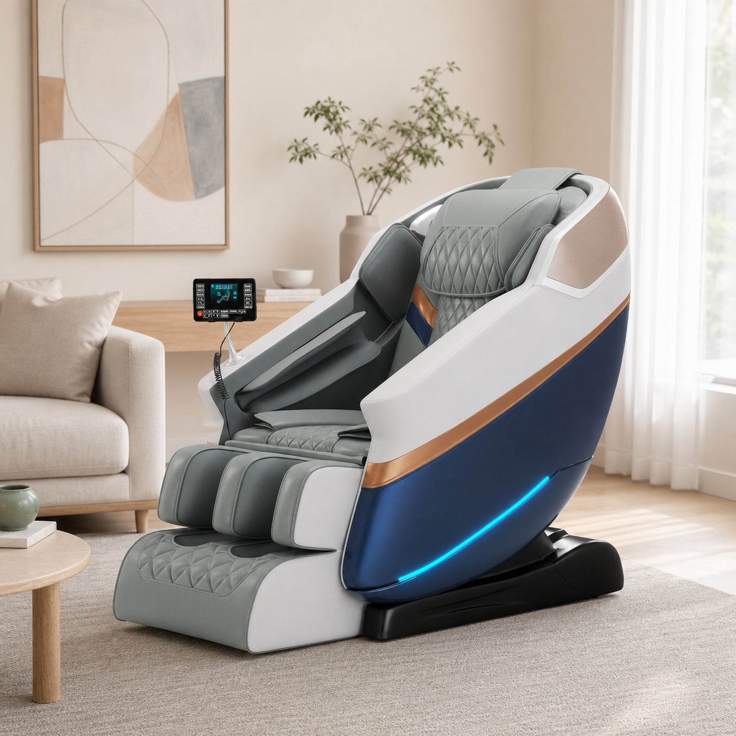 A23B Full-Body Massage Chair - Zero Gravity, Heating, Bluetooth Speakers