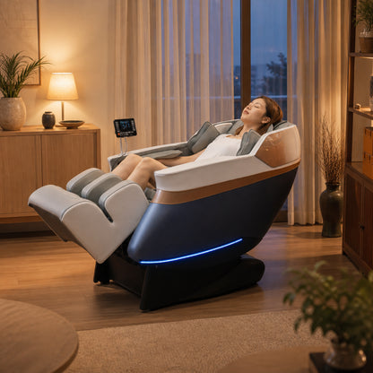 A23B Full-Body Massage Chair - Zero Gravity, Heating, Bluetooth Speakers
