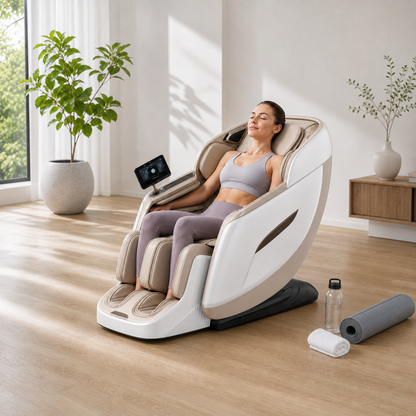 Smart Full-Body Massage Chair - Daily Comfort, Capsule Design, Home Relaxation