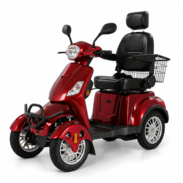 Hubsite Compact Mobility Aid Scooter - Elderly & Disability, 10km/h Footpath Legal, 140kg Capacity