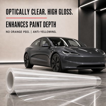 Clear Glossy TPU PPF Paint Protection Film - 5