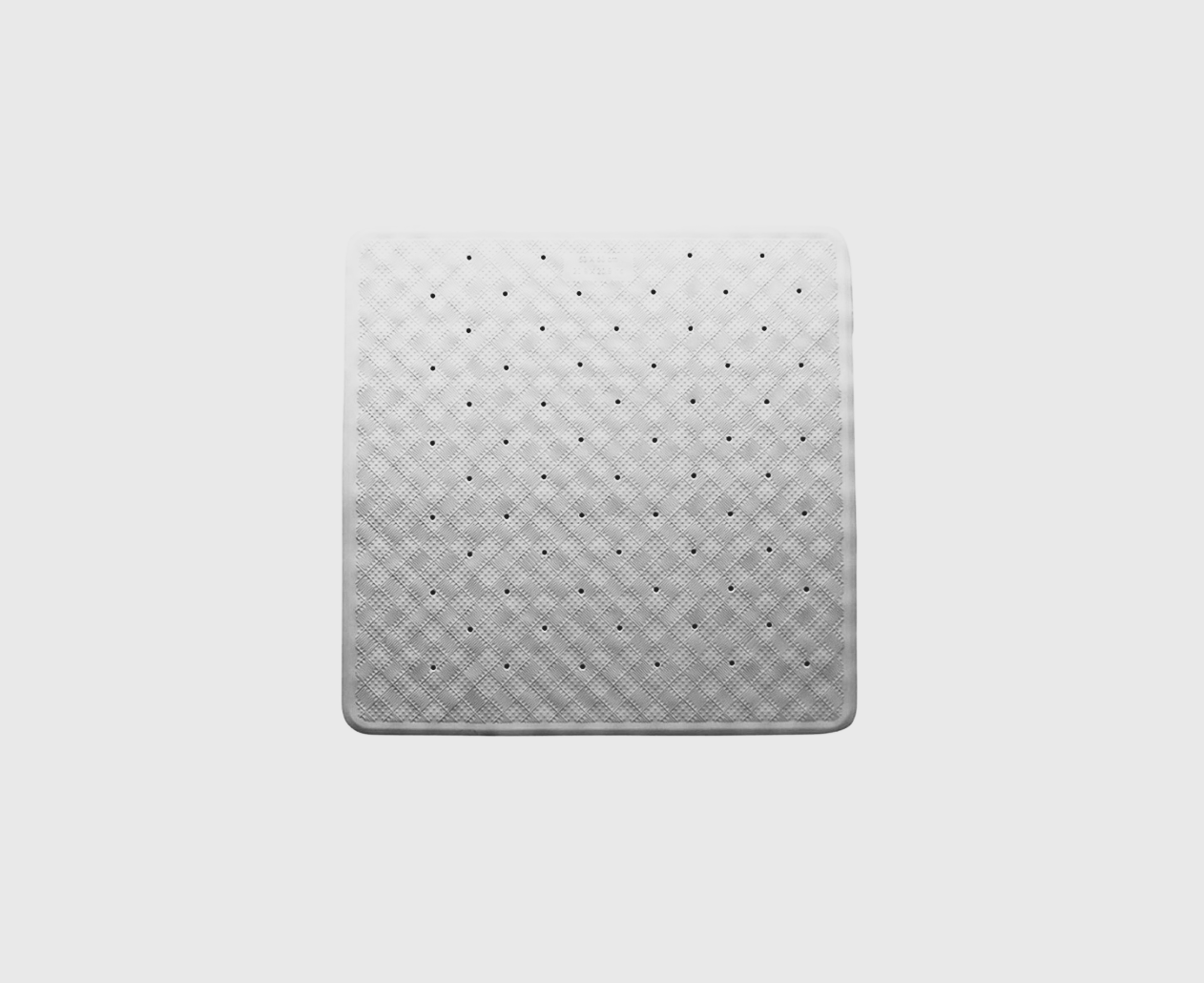 Able-Living Barelli White Rubber Non-Slip Shower Mat - Bathroom Safety, 530mm