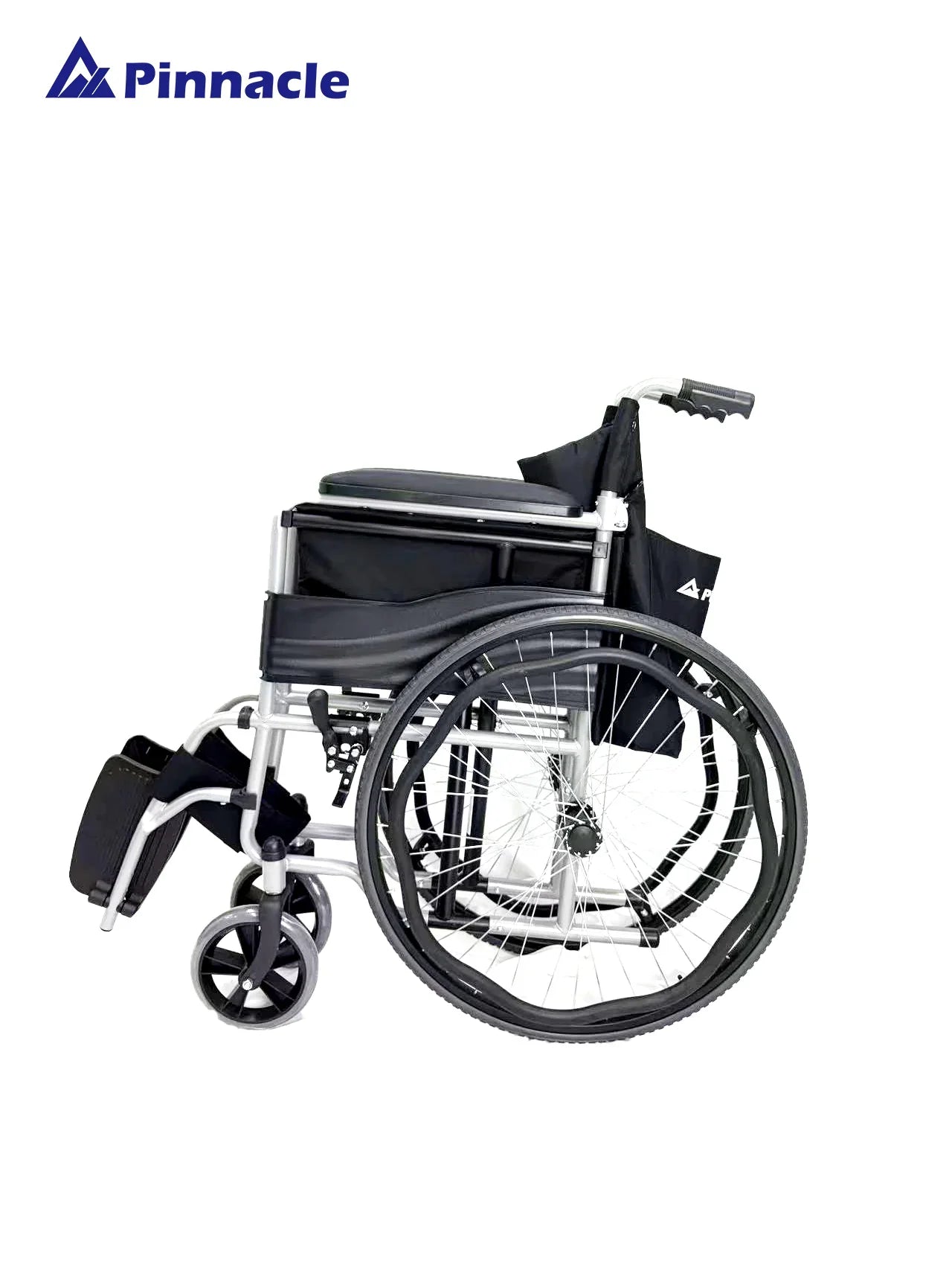 Able-Living Foldable Self-Propelling Wheelchair - Daily Mobility, Detachable Legrests, 110kg Capacity
