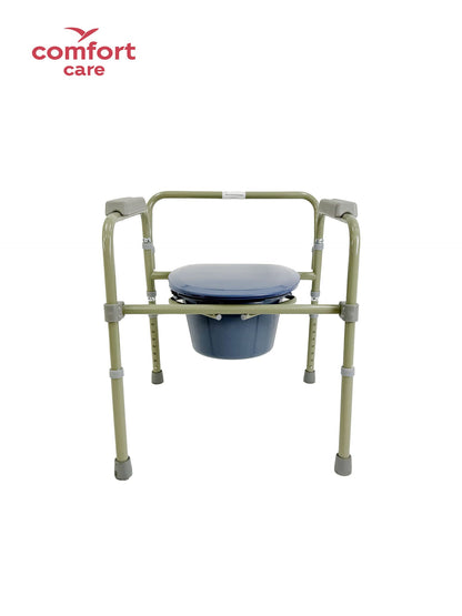 Able-Living Deluxe Folding Commode - Adjustable Height, 120kg Capacity