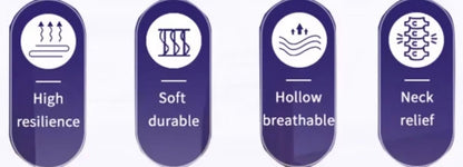 Able-Living Honeycomb Support Cervical Pillow - Bedroom Comfort, Breathable Cooling Design