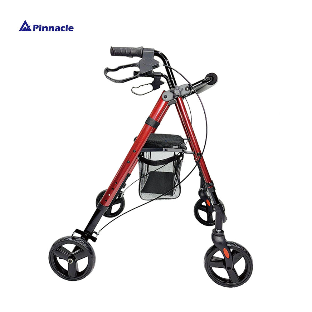 Able-Living Lightweight Foldable Rollator - Daily Mobility, Seat & Brakes