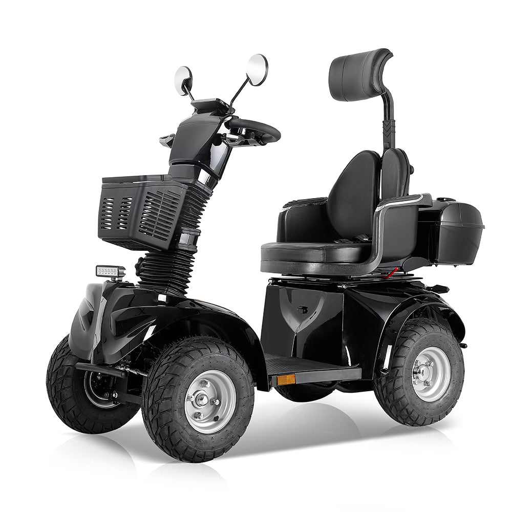 Livara Heavy Duty Electric Mobility Scooter - 10km/h Public-Use Limit, 1000W, 60V 20Ah