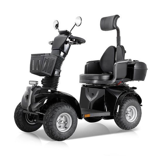 Livara Heavy Duty Electric Mobility Scooter - 10km/h Public-Use Limit, 1000W, 60V 20Ah
