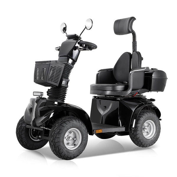 Livara Heavy Duty Electric Mobility Scooter - 10km/h Public-Use Limit, 1000W, 60V 20Ah