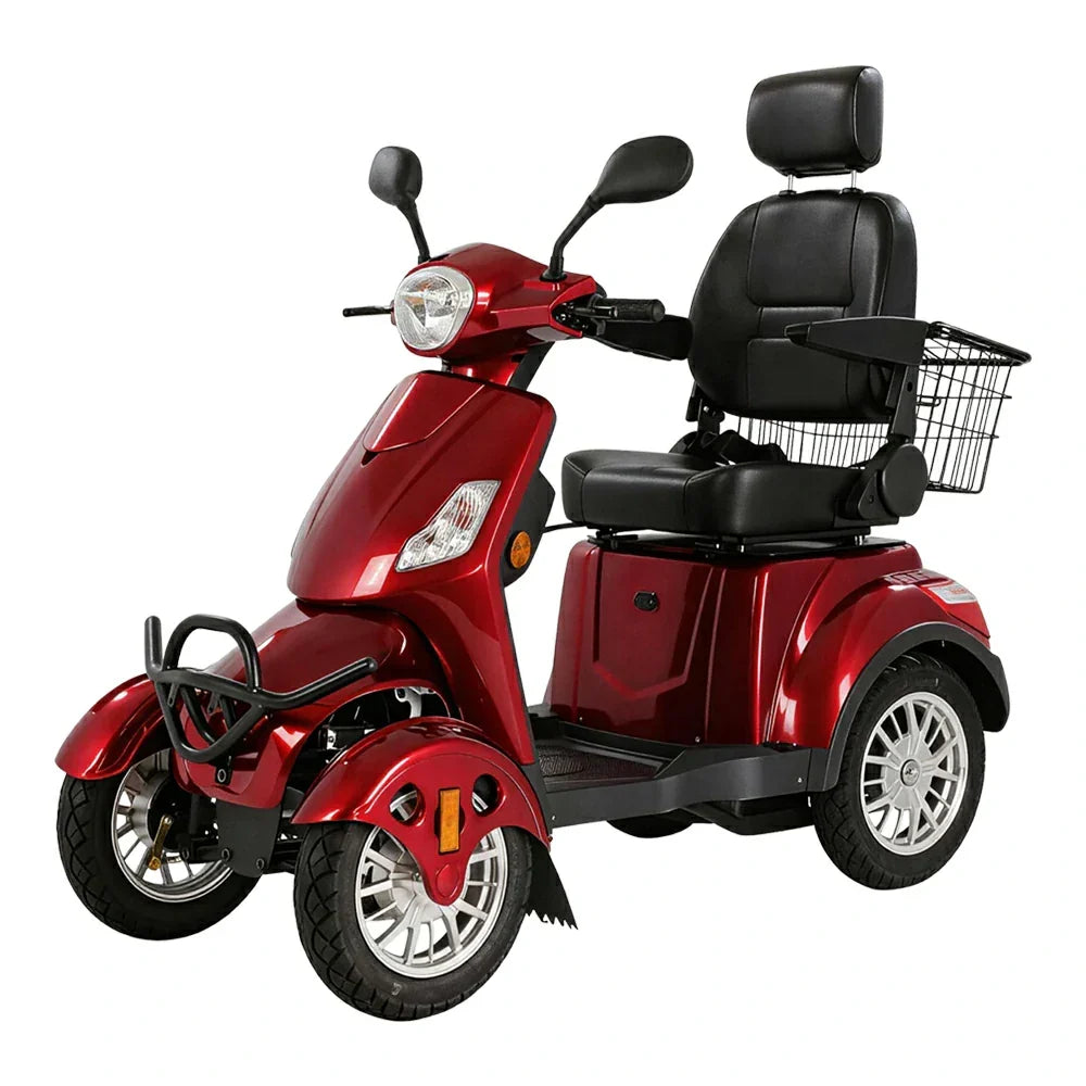 Livara B03 4-Wheel Electric Mobility Scooter - 10km/h Public-Use Limit, 500W, 150kg Capacity
