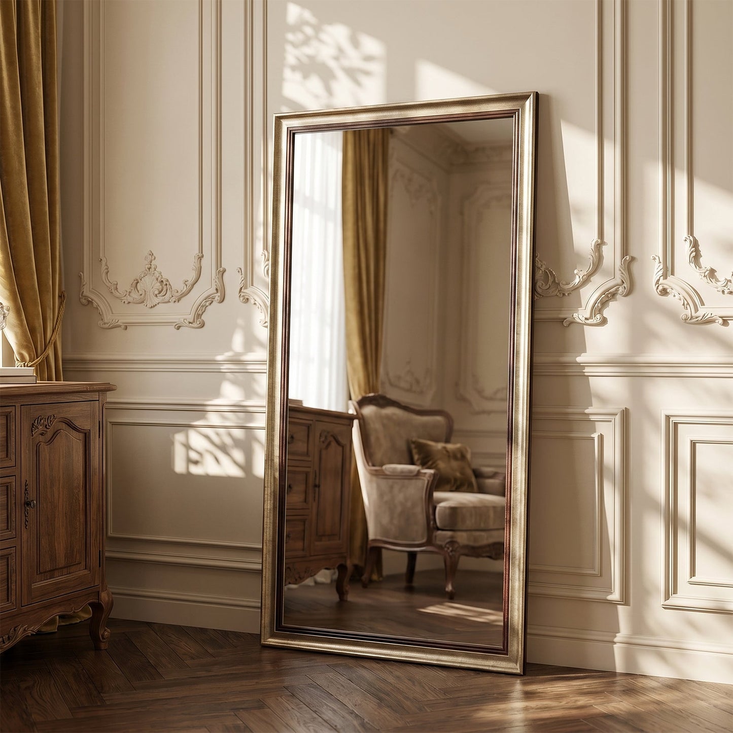 Classic Bronze Gold Full-Length Mirror - FLM38