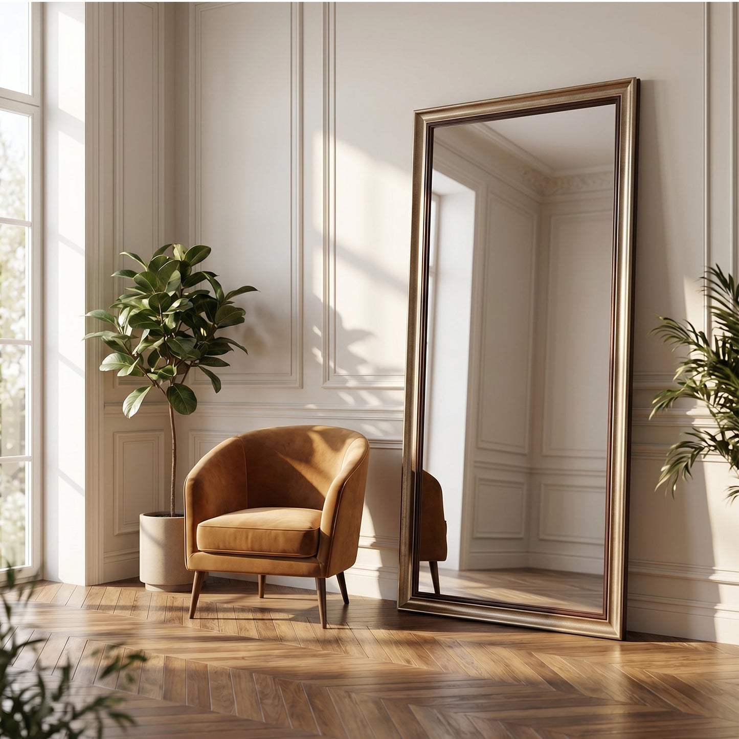 Classic Bronze Gold Full-Length Mirror - FLM38