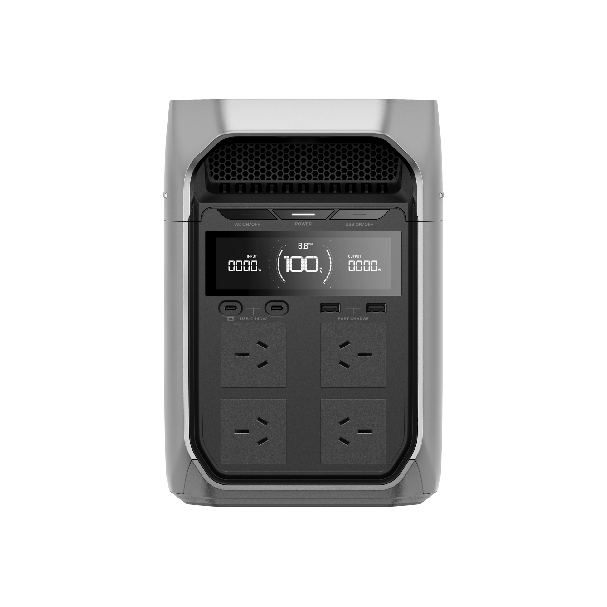 EcoFlow DELTA 3 Plus portable power station – front view