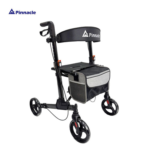 Able-Living Double-Fold Lightweight Rollator - Compact Travel, Standing Fold