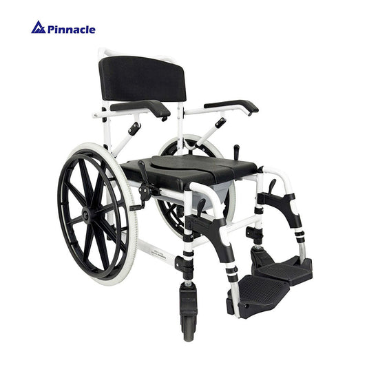 Able-Living Height-Adjustable Shower Commode - Home Care, Flip-Up Armrests, 125kg Capacity