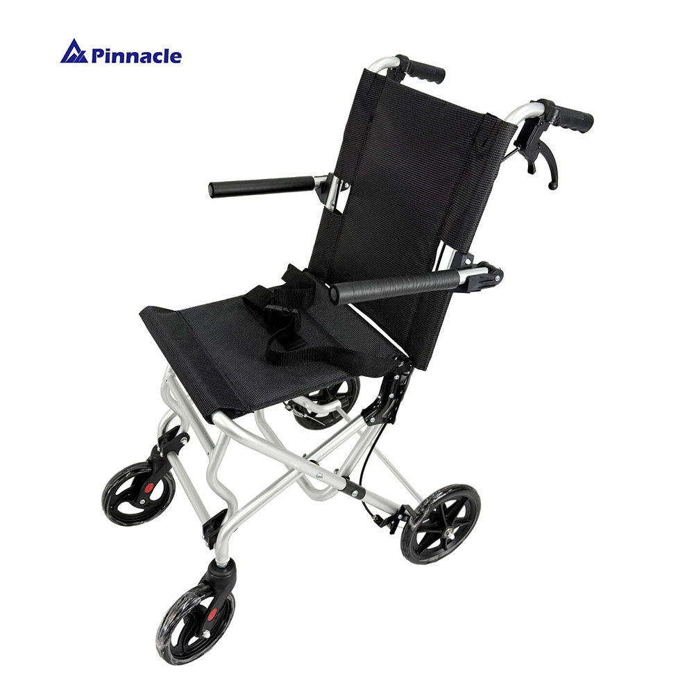 Able-Living Aluminium Foldable Transit Wheelchair - Compact Travel, 100kg Capacity
