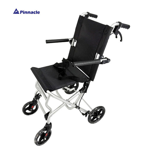 Able-Living Aluminium Foldable Transit Wheelchair - Compact Travel, 100kg Capacity