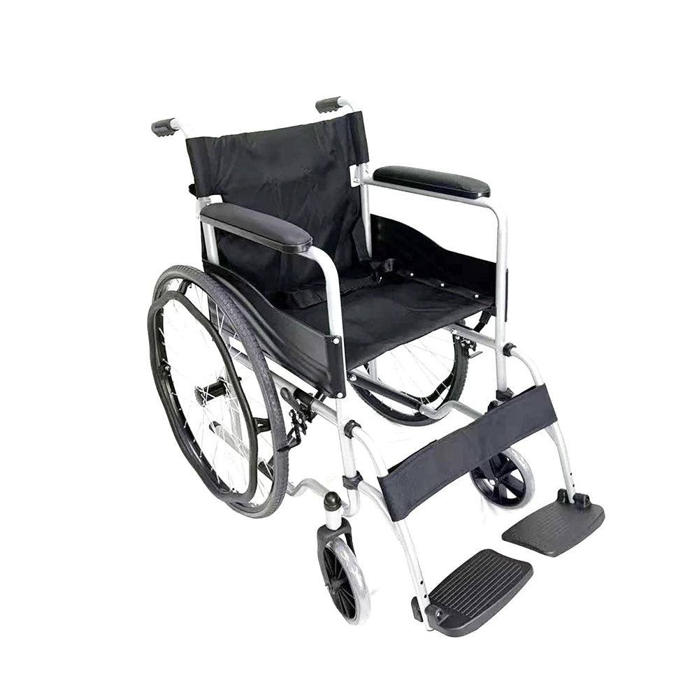 Able-Living Foldable Self-Propelling Wheelchair - Daily Mobility, Detachable Legrests, 110kg Capacity