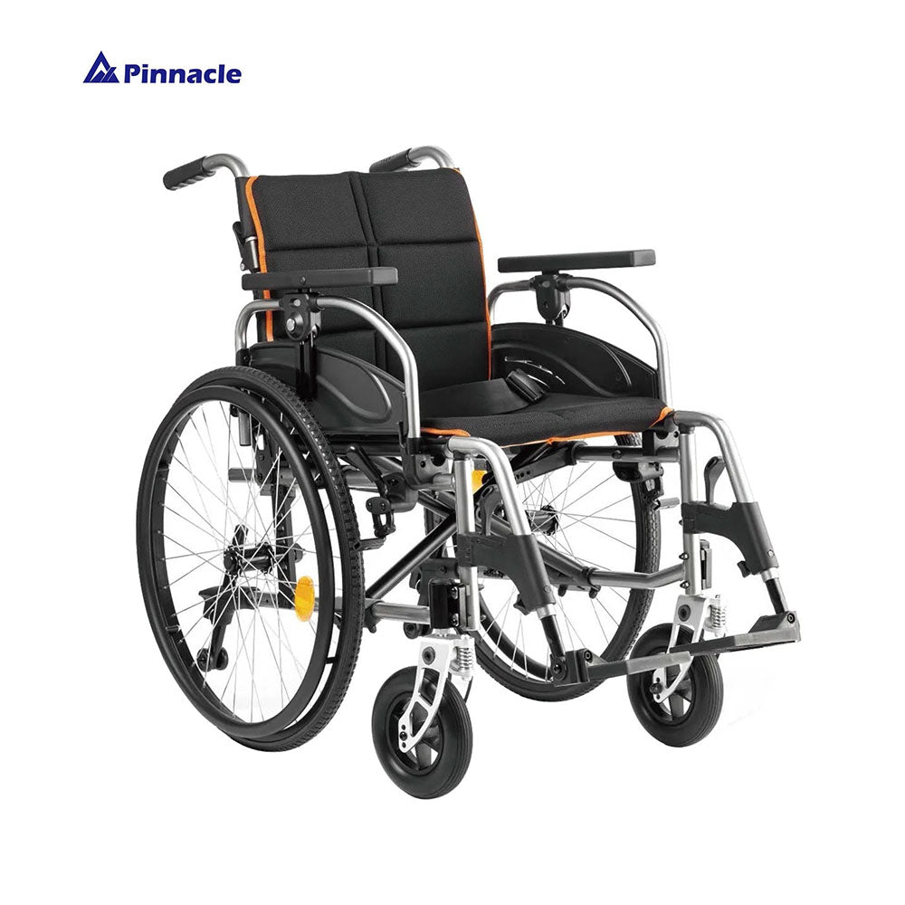 Able-Living Adjustable Self-Propelled Wheelchair - Daily Mobility, Suspension, Folding Frame