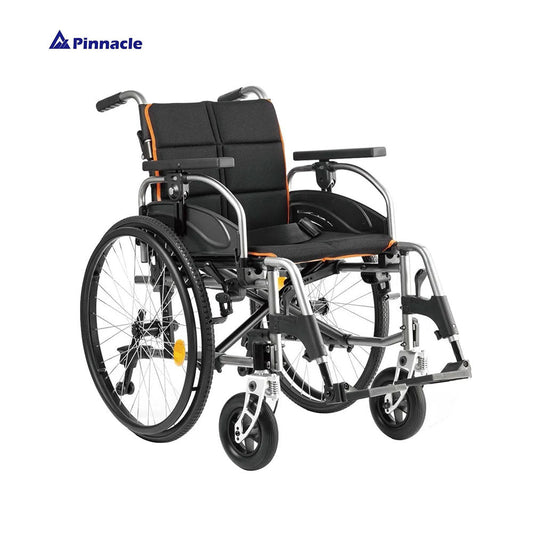 Able-Living Adjustable Self-Propelled Wheelchair - Daily Mobility, Suspension, Folding Frame