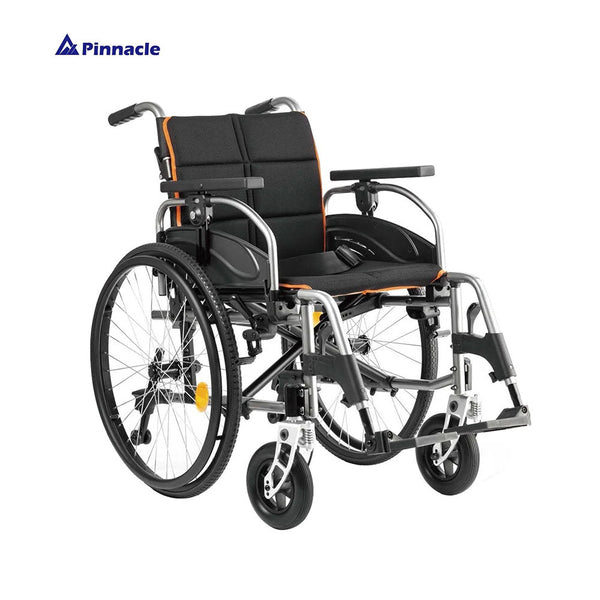 Able-Living Adjustable Self-Propelled Wheelchair - Daily Mobility, Suspension, Folding Frame