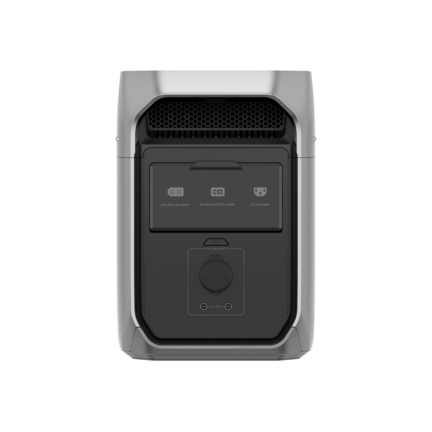 EcoFlow DELTA 3 Plus portable power station – rear charging ports