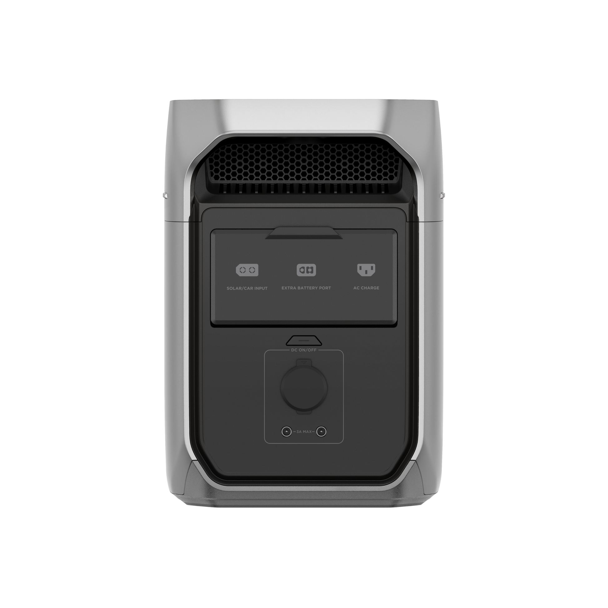 EcoFlow DELTA 3 Plus portable power station – rear charging ports