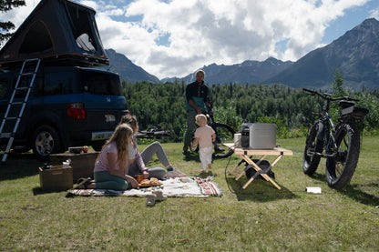 EcoFlow DELTA 3 Plus in a family camping setting