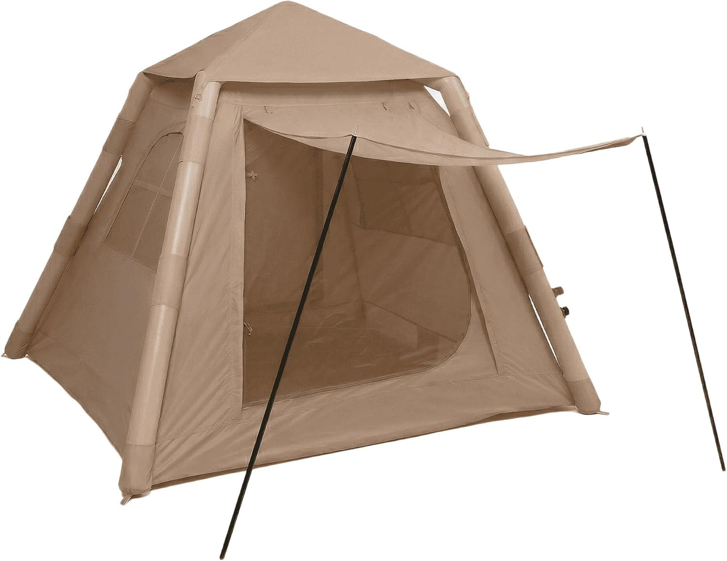 Inflatable Air Camping Tent 220 × 220 cm – 1-Minute Pump Setup, Waterproof 4-Season Cabin