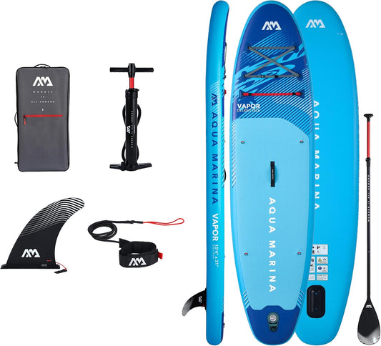 Inflatable Stand Up Paddle Board 3.15 m – Complete SUP Kit with Paddle, Fin & Leash