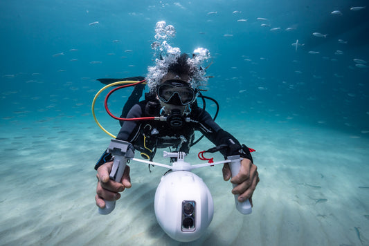Dual-Battery Underwater Jet Power Fin - Water Adventure, Compact Propulsion