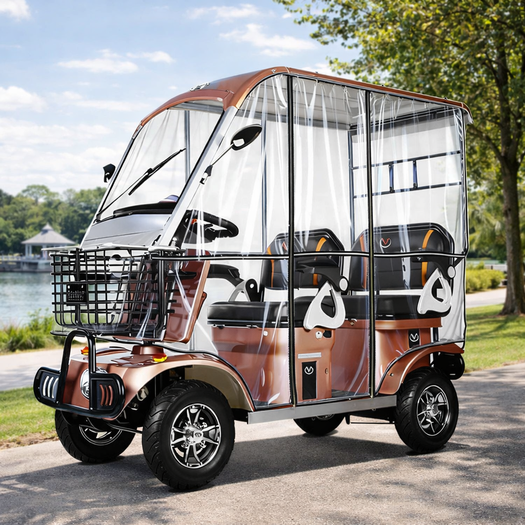 Hubsite Long-Range Mobility Aid Scooter - Elderly & Disability, 10km/h Footpath Legal, 30–35km Range – Coffee