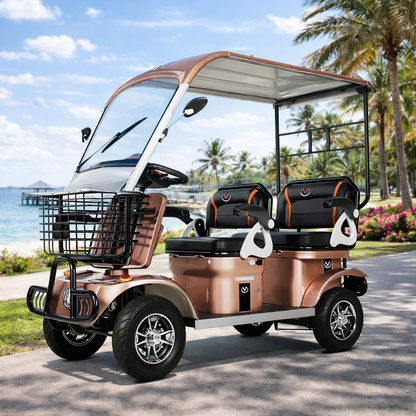 Hubsite Long-Range Mobility Aid Scooter - Elderly & Disability, 10km/h Footpath Legal, 30–35km Range – Coffee