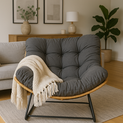 Rocking PE Rattan Chair - 2