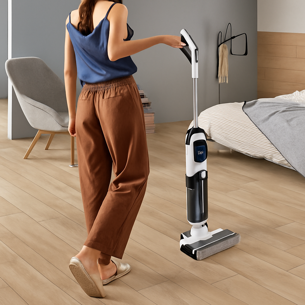 Cordless Wet Dry Vacuum Mop - Daily Use, Self-Cleaning System, Brushless Motor