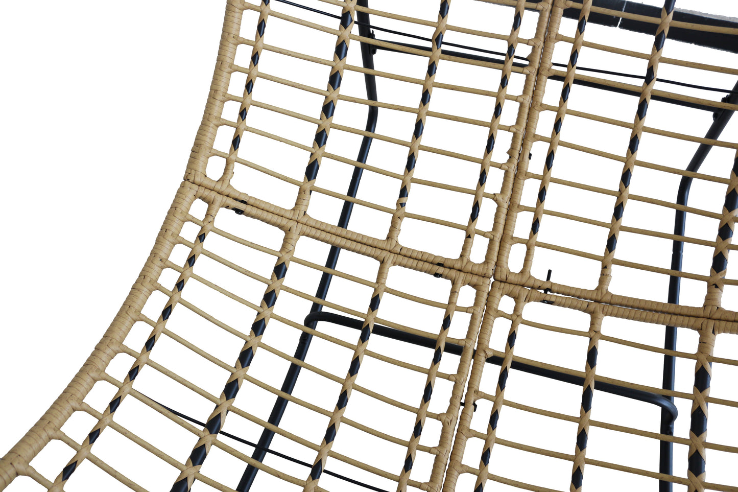 Rocking PE Rattan Chair - 17