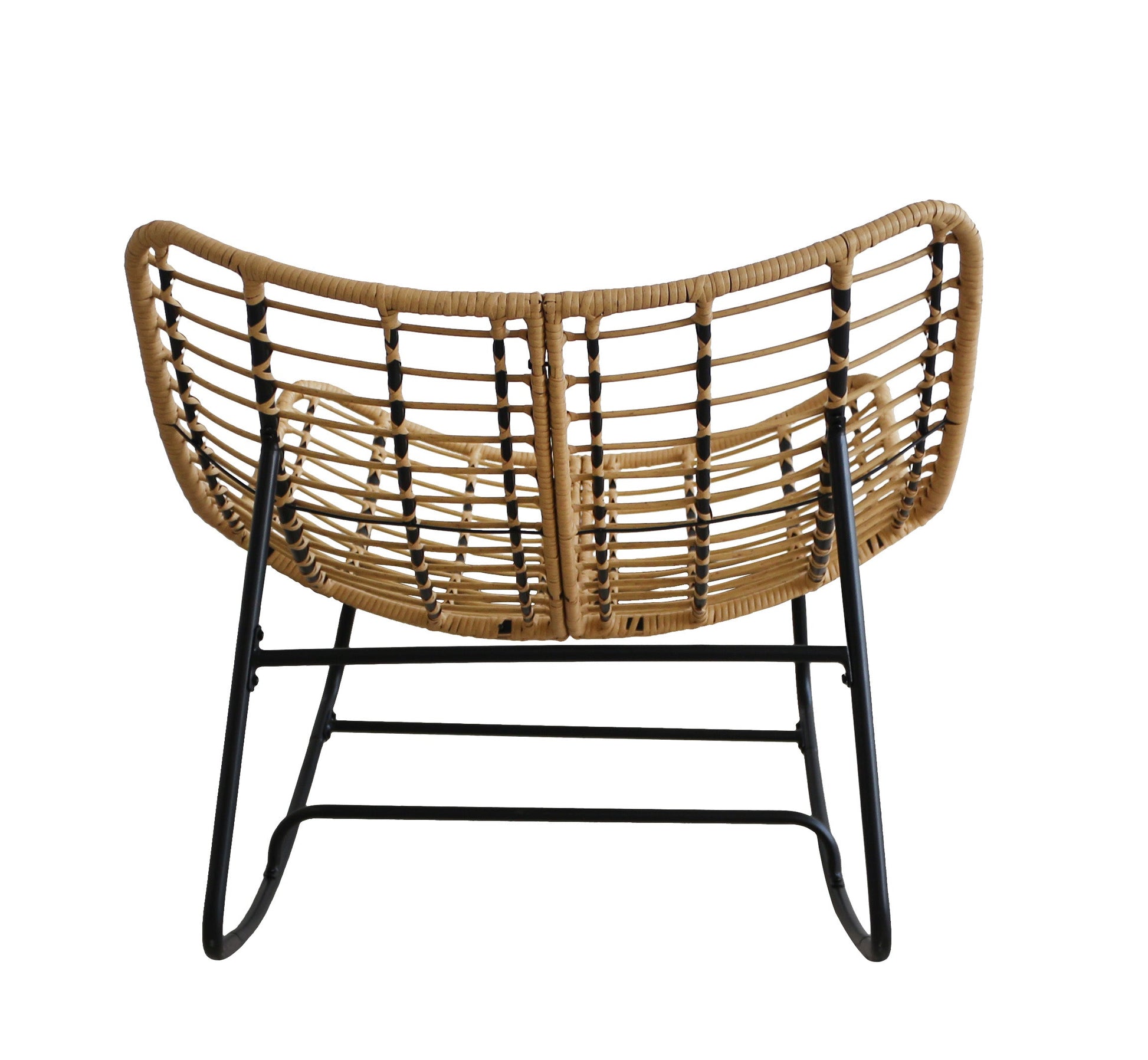 Rocking PE Rattan Chair - 15