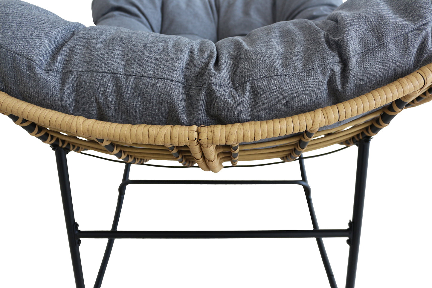 Rocking PE Rattan Chair - 19