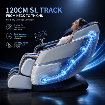 Zero-Gravity Massage Chair - Daily Comfort, SL-Track, Back Heating