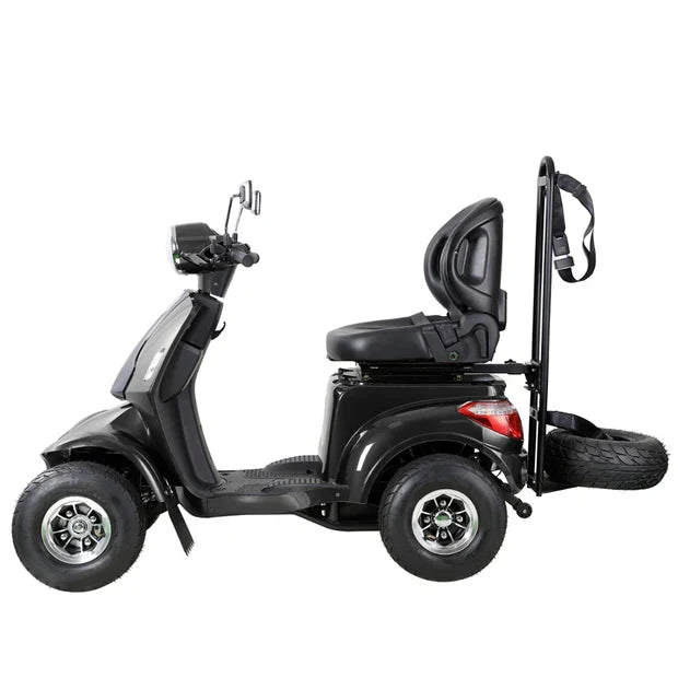 Livara AFDD Adjustable Electric Mobility Scooter - 10km/h Public-Use Limit, 1000W, 60V 20Ah