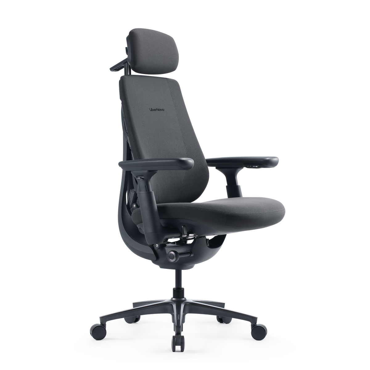 LiberNovo Maxis Airflow – Big & Tall Dynamic Ergonomic Chair with Footrest – Graphite