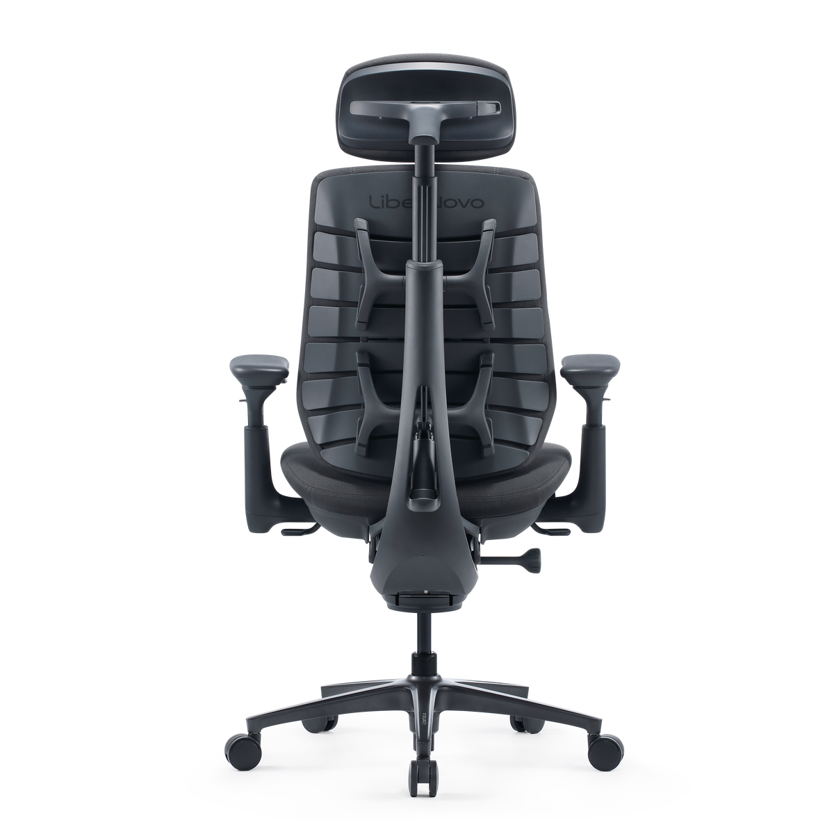 LiberNovo Maxis Airflow – Big & Tall Dynamic Ergonomic Chair with Footrest – Graphite