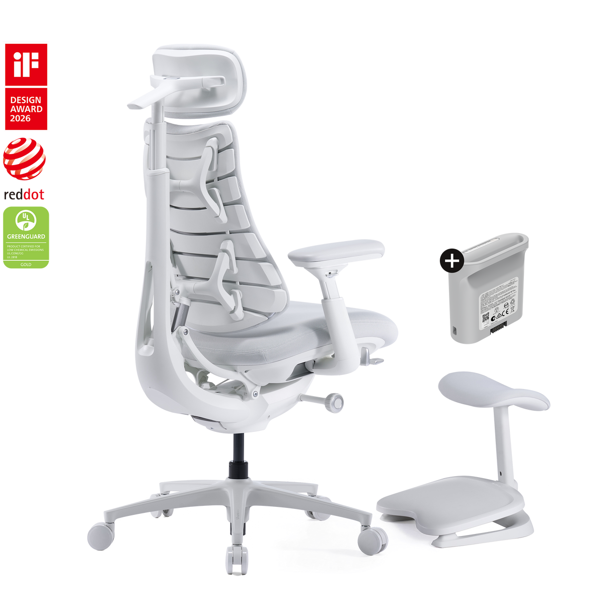 LiberNovo Omni Pro – Smart Dynamic Ergonomic Chair with Footrest