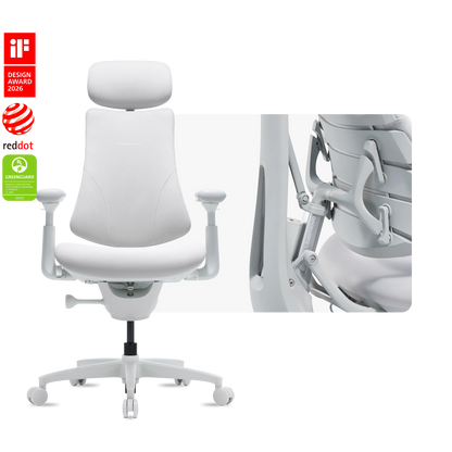 LiberNovo Omni Gen – Dynamic Ergonomic Chair – Glacier
