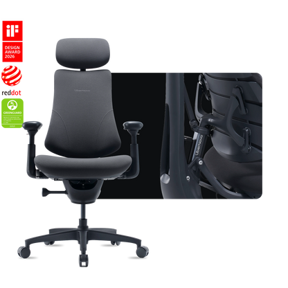 LiberNovo Omni Gen – Dynamic Ergonomic Chair – Graphite